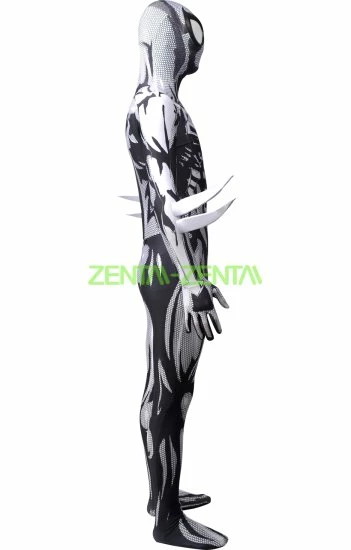 2099 S-guy Costume Black And White Printed Spandex Lycra Version 3 2099 S-guy Costume Black And White Printed Spandex Lycra Version - Image 3