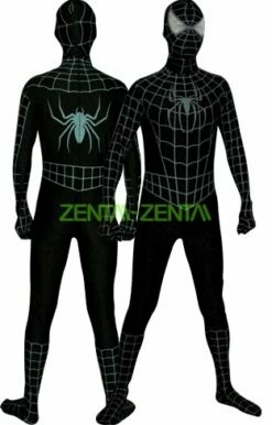 3D Black S-guy Zentai Suit