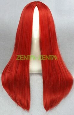 60 CM Long Red Straight Wig!