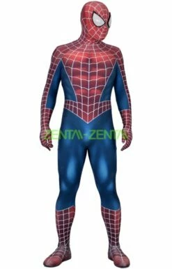 Amazing S-guy 2 Printed Spandex Lycra Costume No Symbol With 3D Muscle Shadings