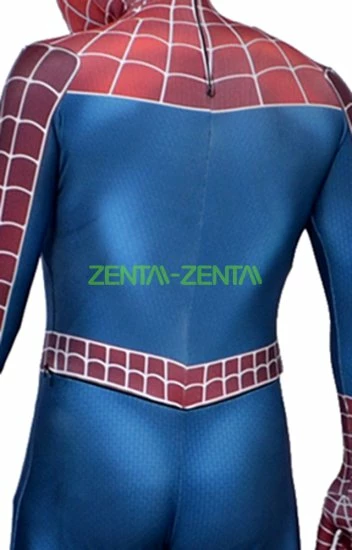 Amazing S-guy 2 Printed Spandex Lycra Costume No Symbol With 3D Muscle Shadings 4 Amazing S-guy 2 Printed Spandex Lycra Costume No Symbol With 3D Muscle Shadings - Image 4