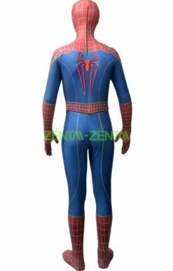 AMAZING SPIDER-MAN 2 Costume With Puff Printed Details, Symbols And Lenses -Ghostly Store amazing spider man 2 costume with puff printed details symbols and lenses 20638e.image .351x550