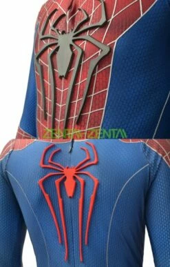 AMAZING SPIDER-MAN 2 Costume With Puff Printed Details, Symbols And Lenses -Ghostly Store amazing spider man 2 costume with puff printed details symbols and lenses 572473.image .351x550