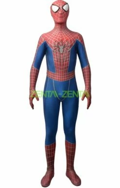 AMAZING SPIDER-MAN 2 Costume With Puff Printed Details, Symbols And Lenses