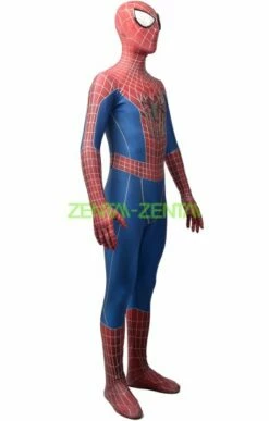 AMAZING SPIDER-MAN 2 Costume With Puff Printed Details, Symbols And Lenses -Ghostly Store amazing spider man 2 costume with puff printed details symbols and lenses 6a5ba2.image .351x550