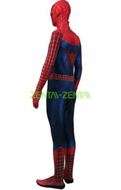 AMAZING SPIDER-MAN 2 Dye-Sub Costume With Puff Painted Weblines And Symbols -Ghostly Store amazing spider man 2 dye sub costume with puff painted weblines and symbols 1a7173.image .351x550