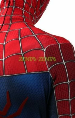 AMAZING SPIDER-MAN 2 Dye-Sub Costume With Puff Painted Weblines And Symbols -Ghostly Store amazing spider man 2 dye sub costume with puff painted weblines and symbols 23e4f9.image .351x550