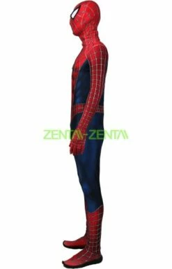 AMAZING SPIDER-MAN 2 Dye-Sub Costume With Puff Painted Weblines And Symbols -Ghostly Store amazing spider man 2 dye sub costume with puff painted weblines and symbols 5faa49.image .351x550