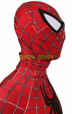 AMAZING SPIDER-MAN 2 Dye-Sub Costume With Puff Painted Weblines And Symbols -Ghostly Store amazing spider man 2 dye sub costume with puff painted weblines and symbols 8d7c3d.image .351x550
