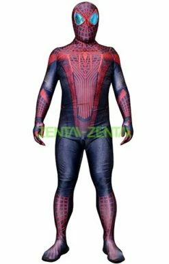 ASM Miles Morales Printed Spandex Lycra Bodysuit (lenses Are Excluded)