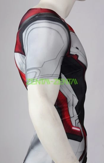 Avengers Quantum Suit Printed Bodytight T-Shirt 3 Avengers Quantum Suit Printed Bodytight T-Shirt - Image 3