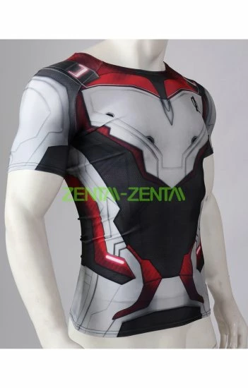 Avengers Quantum Suit Printed Bodytight T-Shirt 2 Avengers Quantum Suit Printed Bodytight T-Shirt - Image 2
