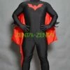 B-guy Beyond Black And Red Spandex Lycra Bodysuit With Wings