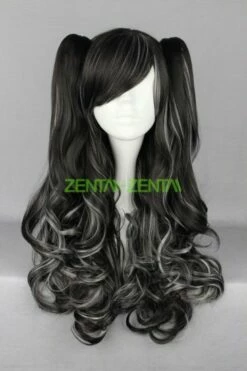 Black And Grey Lolita Cosplay Wig