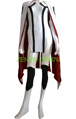 Black And White Dress And Cape Set Superhero Costume 1 Black And White Dress And Cape Set Superhero Costume