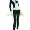 Black And White Spandex Lycra S-guy Zentai Suit