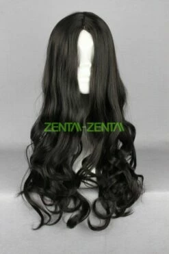 Black Long Lolita Cosplay Wig 2