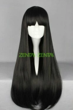 Black Long Lolita Cosplay Wig