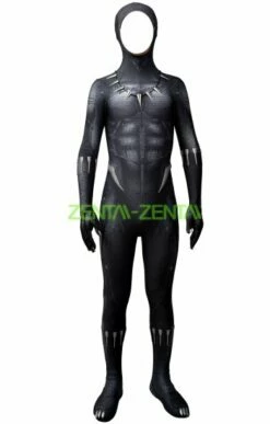 Black Panther Costume For Adults With Claws And Soles