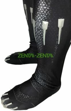 Black Panther Costume With Puff Printings,Claws And Necklace -Ghostly Store black panther costume with puff printings claws and necklace 394349.image .351x550