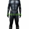 Black Panther Costume With Puff Printings,Claws And Necklace