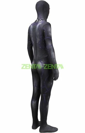 Black Panther Dye-Sub Costume With Purple Details 5 Black Panther Dye-Sub Costume With Purple Details - Image 5