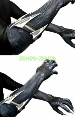 Black Panther Gloves With Claws And Tooth