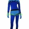 Blue Beetle Costume | Blue And Sky Blue Spandex Lycra Super Hero Costume