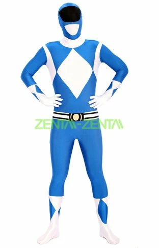 Blue Power Ranger Zentai Suit 2 Blue Power Ranger Zentai Suit - Image 2