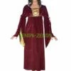 Burgundy Renaissance Princess Halloween Costume