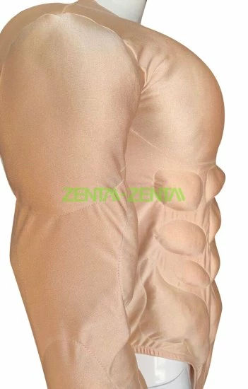 Carnation Spandex Muscle Padding Upper Bodysuit 4 Carnation Spandex Muscle Padding Upper Bodysuit - Image 4