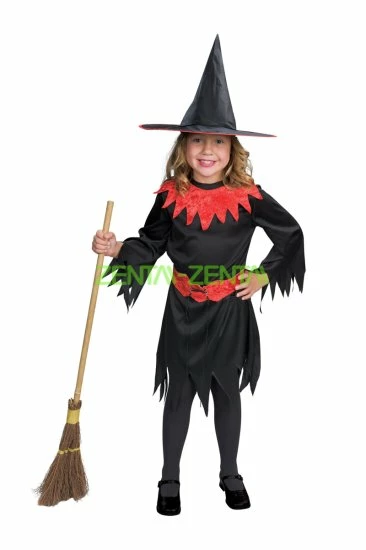 Chic Little Witch Halloween Costume For Kid 3 Chic Little Witch Halloween Costume For Kid - Image 3