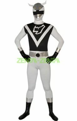 Choujuu Sentai Liveman GREEN SAI In Black Spandex Lycra Zentai