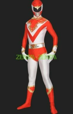 Choujuu Sentai Liveman RED FALCON Spandex Lycra Catsuit