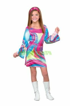 Colorful Gogo Dancer Halloween Costume For Kid