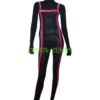 Condesce Costume- Black And Fushia Spandex Lycra Catsuit