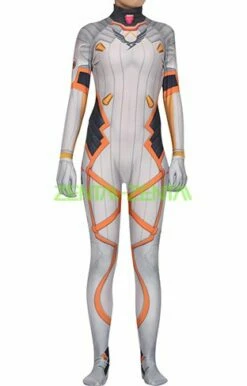 D VA Mercy Skin Printed Spandex Lycra Zentai Costume