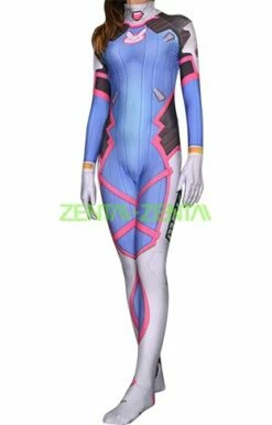 D.Va Overwatch Printed Spandex Lycra Zentai Costume No Hood -Ghostly Store d.va overwatch printed spandex lycra zentai costume no hood 3031d0.image .312x488