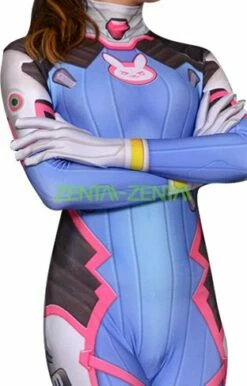D.Va Overwatch Printed Spandex Lycra Zentai Costume No Hood -Ghostly Store d.va overwatch printed spandex lycra zentai costume no hood ad1ddf.image .312x488