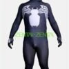 Dark Grey S-guy Spandex Lycra Costume With Printed 3D Muscle Shades With Lenses