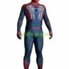 Dark Red And Blue Printed S-guy Lycra Zentai Costume With 3D Muscle Shading