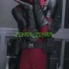 Deadpool Costume With Gear | Dark Red And Black Piping Sewn With 7 Sets Hoods