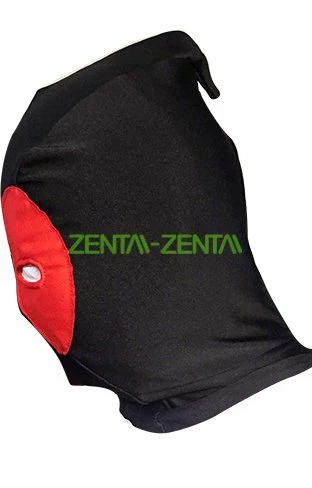 Deadpool Hood | Red And Black Spandex Lycra Hood With Peak 2 Deadpool Hood | Red And Black Spandex Lycra Hood With Peak - Image 2