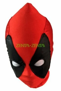Deadpool Hood | Red Spandex Matte Black Metallic Spandex Mesh Eyes Hood With... -Ghostly Store deadpool hood red spandex matte black metallic spandex mesh eyes hood with peak 20e04b.image .367x550