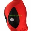 Deadpool Hood | Red Spandex Matte Black Metallic Spandex Mesh Eyes Hood With...