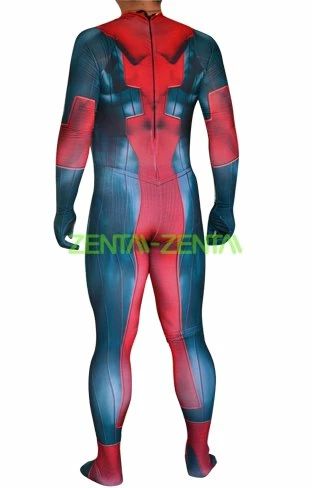 Deadpool No Hood | 3D Muscle Shades Printed Zentai Suit 2 Deadpool No Hood | 3D Muscle Shades Printed Zentai Suit - Image 2