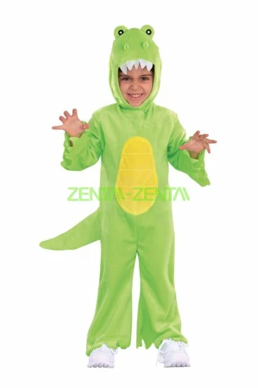 Dinosaur Jumpsuit Kids Halloween Costume 2 Dinosaur Jumpsuit Kids Halloween Costume - Image 2