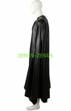 Double Layered Fake Leather Black B-guy Cape -Ghostly Store double layered fake leather black b guy cape 72ccc3.image .351x550