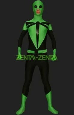 Dragonfly Variant-Green And Black Full Body Lycra Zentai Suits