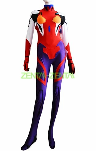 EVA Costume| Purple And Red Spandex Lycra Catsuit 1 EVA Costume| Purple And Red Spandex Lycra Catsuit